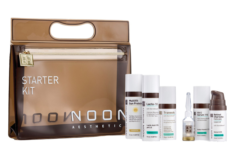 מארז הבהרה Brightening Starter Kit של NOON Aesthetics בקליניקת HBeauty נתניה