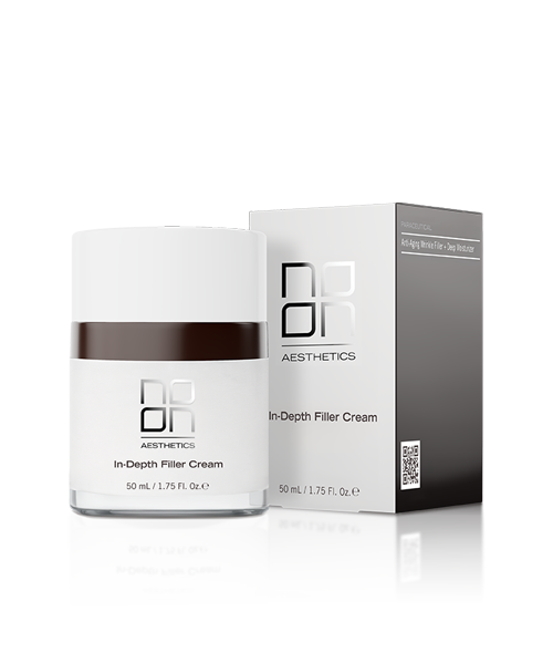 קרם פפטידים למיצוק ומילוי קמטים In-Depth Filler Cream של NOON Aesthetics בקליניקת HBeauty נתניה