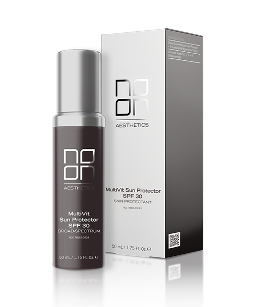 מגן שמש ויטמינים MultiVit Sun Protector 50ml של NOON Aesthetics בקליניקת HBeauty נתניה