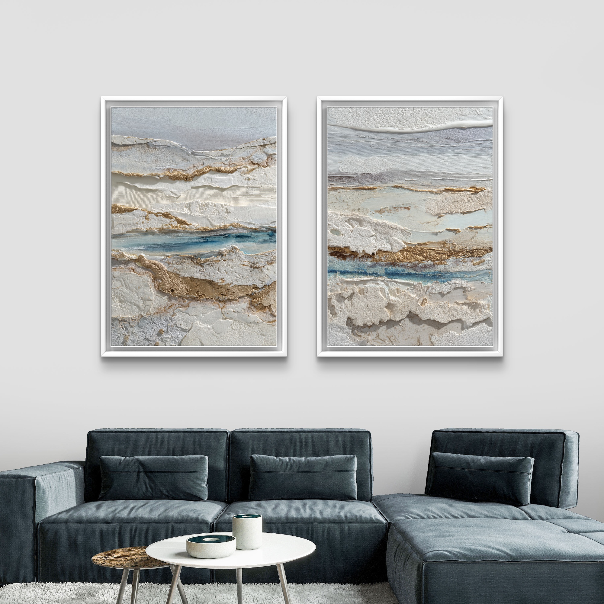 זוג תמונות לסלון