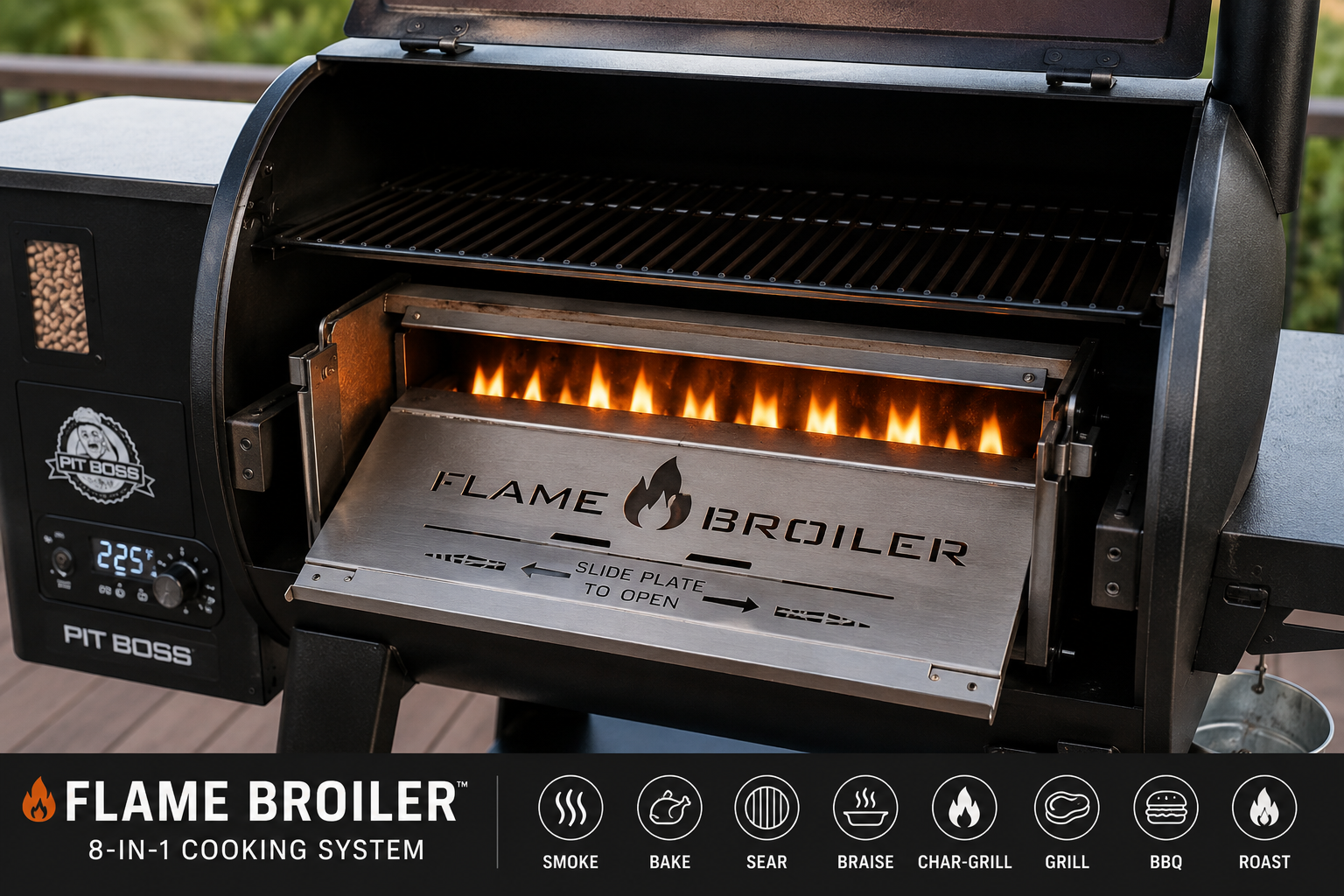 מערכת Flame Broiler של Pit Boss
