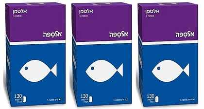 אלטמן - אלספה אומגה 3 שלישייה במבצע Alsepa Omega 3