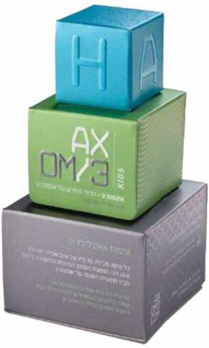 אקסום 3 טיפות DHA לילדים Axom3 Drops for Kids