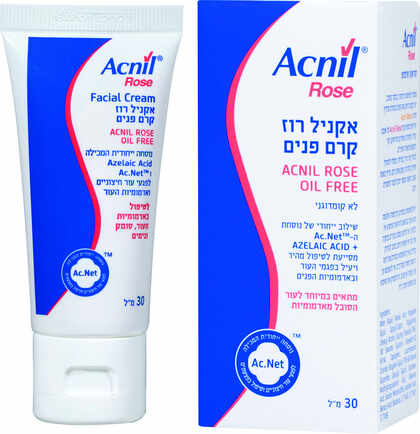 אקניל רוז קרם פנים לאדמומיות, סומק ונימים