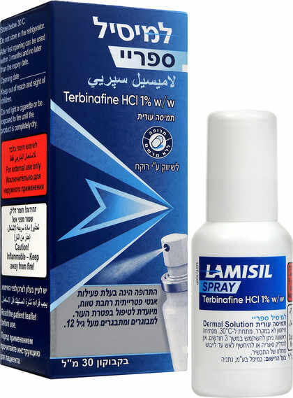 למיסיל ספריי 1% לטיפול בפטרת העור Lamisil