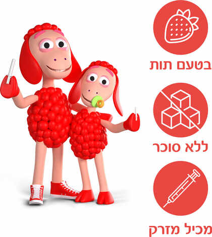 טיפטיפות נובימול 50 מ״ל להורדת חום ושיכוך כאבים