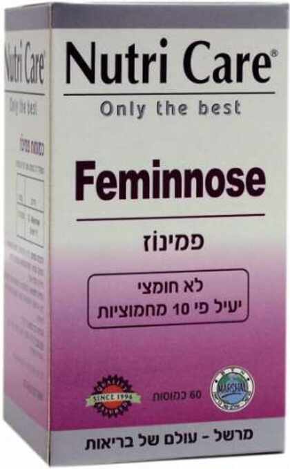 נוטרי קר - פמינוז 60 כמוסות Feminnose