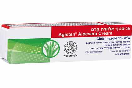 אגיסטן אלוורה קרם לטיפול בפטריות