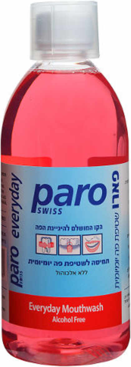 פארו תמיסה לשטיפת פה יומיומית ללא אלכוהול 500 מ