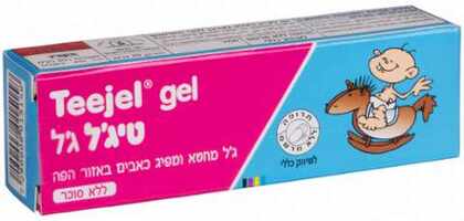 טיג'ל ג'ל - ג'ל מחטא ומפיג כאבי שיניים Teejel Gel