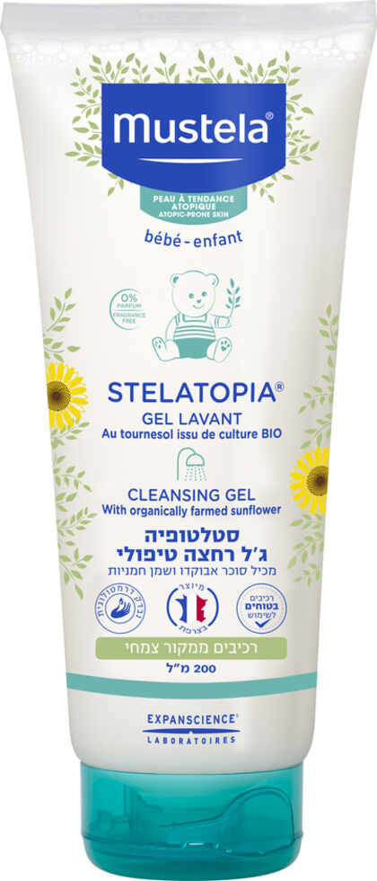 מוסטלה סטלאטופיה ג'ל רחצה טיפולי לעור יבש במיוחד