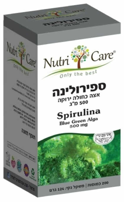 נוטרי קר - ספירולינה Nutri Care Spirulina