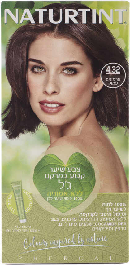 נטורטינט צבע לשיער 4.32 ערמונים עמוק