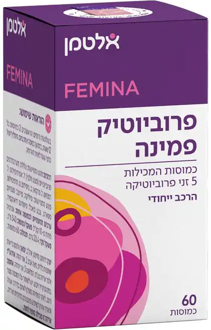 אלטמן פרוביוטיק פמינה 60 כמוסות