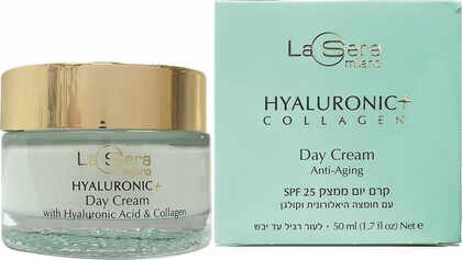לה סרה מילאנו Hyaluronic+ קרם יום ממצק SPF 25 לעור רגיל עד יבש