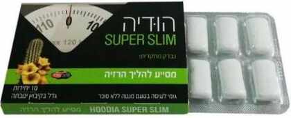 הודיה סופר סלים מסטיק Hoodia Super Slim Gum