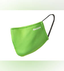 מסכה אנטיבקטריאלית של סקודה צבע ירוק