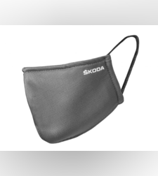 מסכה אנטיבקטריאלית של סקודה צבע אפור