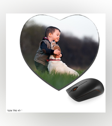 הדפסה על פד לעכבר לב