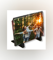 הדפסת על אבן בזלת בגודל 20X15 ס