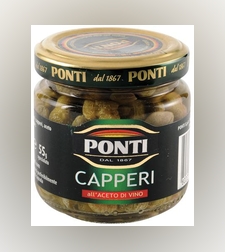 צלפים בחומץ בן יין PONTI