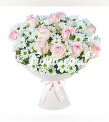 זר פרחים משיכה #4