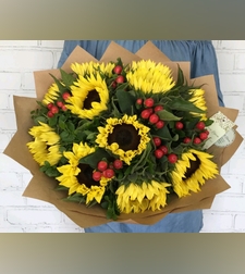 זר פרחים רגע תוסס #40