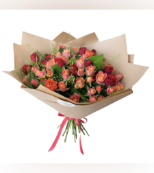 זר פרחים רכות וחן #18