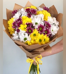 זר פרחים בוקר קיצי #39