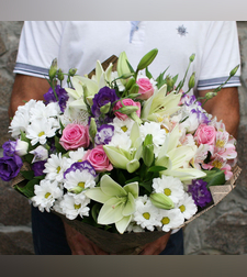 זר פרחים אנסטסיה #52