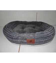 מיטה לכלב בינוני פרווה קטיפתית - AKC