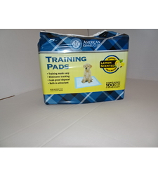 פדים לכלב לאימון גורים 100 יחי' AKC עם בישום בריח לימון