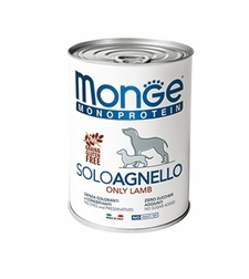MONGE מונג' מזון רטוב לכלבים מונו פרוטאין בטעם כבש 400 גרם