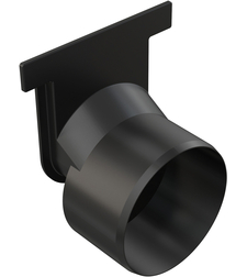 חיבור/ סיום קצה קידמי 110 אקצנטרי לתעלת ניקוז PL