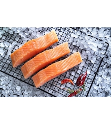 פילה דג סלמון פרוס מנות קפוא