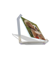 מעמד זכוכית מסתובבת עם בסיס אקריל