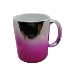 ספל אומברה כסוף ורוד