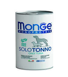 MONGE מונג' מזון רטוב לכלבים מונו פרוטאין בטעם טונה 400 גרם 