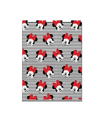 שמיכה - מיני מאוס אדום לבן