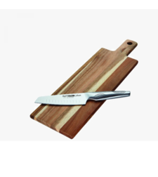 אדוני- סט 2 ח' סכין סנטוקו 15 סמ+לוח חיתוך 