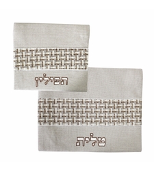 סט טלית תפילין פשתן
