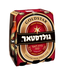 גולדסטאר בירה שישיה 6*330 מ