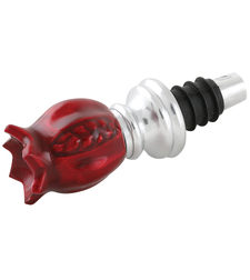 פקק לבקבוק מאלומיניום בצורת רימון צבע בורדו 10 ס