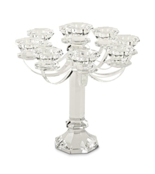 תשיעיית פמוטי קריסטל מהודרים 24.5 ס