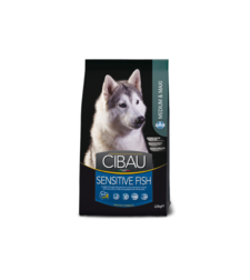 CIBAU סיבאו כלב בוגר סנסטיב דגים 12 ק