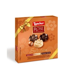 Loacker - ROSE - לוהקר שוקולד חלב, מריר ולבן