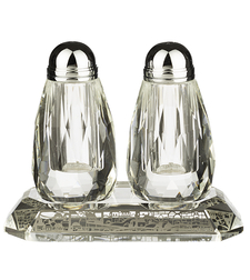 מלחייה קריסטל מהודרת עם פלקטה 