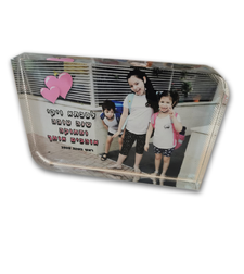 בלוק זכוכית קריסטל עבה