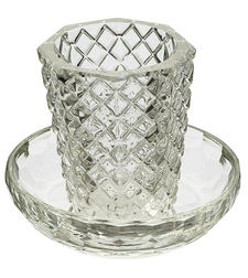 כוס קידוש עם קריסטל תחתית