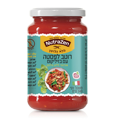 רוטב עגבניות אורגני לפסטה עם בזיליקום 340 גרם